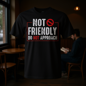 Camiseta No soy amigable, no me acerco, introvertido y con sentido del humor - Product Image 3