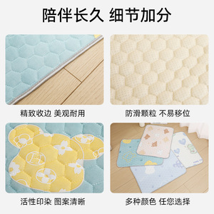 Dog Cooling Ice Silk Mat Rectangle Cartoon Style Pet <b>Bed</b> Summer Cooling <b>Pad</b> For Dogs Large Size - Product Image 5