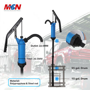 <span class=keywords><strong>Pompe</strong></span> <span class=keywords><strong>manuelle</strong></span> polyvalente MSN avec débit de 0,38 L/cyclindre pour fluides volatils - Entrée de 26,5 mm, aspiration de 1 m, tige en PP et acier pour produits chimiques - Product Image 1