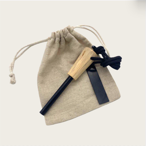 <span class=keywords><strong>Kit</strong></span> de démarrage de feu de survie en ferrocerium avec manche en bois percé - Product Image 4