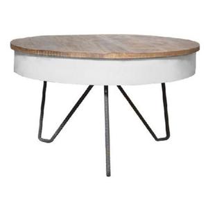 Table basse en bois massif au design moderne de luxe pour la maison et les fêtes Table d'appoint indépendante pour la décoration de salon et de mariage - Product Image 1