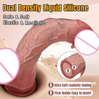 Molde de Silicona para Dildo Realista, Vibrador Grande, Juguete Sexual para Adultos al por Mayor con Fuerte Ventosa para Mujeres