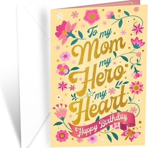 <span class=keywords><strong>Tarjeta</strong></span> de <span class=keywords><strong>Cumpleaños</strong></span> Número 16, Divertida y Romántica, con Sobre, Impresión a Color, Regalo para el Día de la Madre - Product Image 3