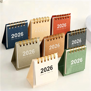 Mini <span class=keywords><strong>calendrier</strong></span> <span class=keywords><strong>de</strong></span> bureau 2026, <span class=keywords><strong>calendrier</strong></span> en spirale pour le bureau - Product Image 3