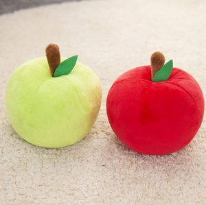 N Apple sierkussen, groene appel knuffel, rode appel figuurkussen, fruitpop, babypop, kerstavond, kerstseizoen - Product Image 6