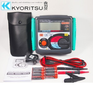 Testeur de continuité d'isolation Kyoritsu modèle 3007A avec affichage LCD Trac Lok 1000V, fabrication japonaise - Product Image 3