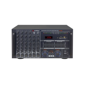 <span class=keywords><strong>Amplificador</strong></span> <span class=keywords><strong>de</strong></span> Karaoke MA-8000 <span class=keywords><strong>de</strong></span> 350W y 2 Canales <span class=keywords><strong>con</strong></span> USB, SD, <span class=keywords><strong>Bluetooth</strong></span>, Pantalla LED y Entrada para Múltiples Micrófonos para KTV, Clubes y Escuelas - Product Image 1