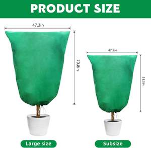 Housse de protection des plantes, grande, protection hivernale pour les plantes, protection hivernale des plantes pour la plantation en extérieur en automne et en hiver - Product Image 2