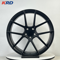 Rines Forjados de 5 Radios, 18-20 Pulgadas, 5x112 ET40, Color Negro Mate, PCD/ET Personalizados para Autos de Pasajeros, Directo de Fábrica