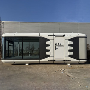Casa Rodante Completamente Amueblada, Casas Prefabricadas Móviles Tipo Contenedor, Casa Pequeña Tipo Cápsula Espacial <span class=keywords><strong>en</strong></span> <span class=keywords><strong>Venta</strong></span> - Product Image 3