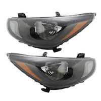 Phares avant au xénon 12V neufs pour Accent 2011-2014, Plug and Play, 6000K, feux de croisement, base noire, 25W, 4000 Lm