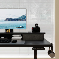 Bureau debout ergonomique moderne en acier inoxydable, modulaire, convertible en L, pivotant, réglable en hauteur, à moteur unique, modèle 2025 – Nouveauté !