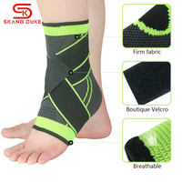 Personnalisé Réglable Sports Running Compression Drop Foot Support Protector Sleeve Cheville Foot Brace
