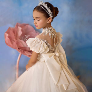 Grandi ragazze treno abbigliamento per bambini ragazza fiore abito di compleanno ragazza festa di nozze abito abito da sposa principessa abito da sposa abito da ballo per i bambini - Product Image 3