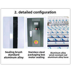 Hongfa Volet roulant motorisé à l'épreuve des ouragans Sécurité électrique Surface finie <span class=keywords><strong>Garage</strong></span> automatique <span class=keywords><strong>Porte</strong></span> à volet roulant en acier - Product Image 6