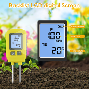 N9 Digital Solo PH Medidor Umidade Jardinagem Água Solo Máquina De Teste com Sensor Prob LCD Solo Tester 4 em 1 PH Meter - Product Image 4