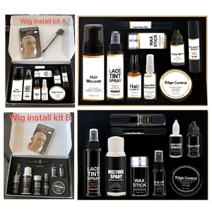 Vente chaude Logo Personnalisé Dentelle Colle Bond Remover Fusion <span class=keywords><strong>Spray</strong></span> Dentelle Teinte <span class=keywords><strong>Spray</strong></span> Cheveux Mousse Perruque Dentelle Installer Kit Avec Boîte D'emballage - Product Image 3
