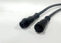 Conector M12 Impermeable de 2, 3, 4, 5, 6 y 8 Pines, Macho y Hembra, Blindado, Circular, Sobremoldeado, con Bloqueo de Rosca, Contacto de Cobre, IP67, OEM