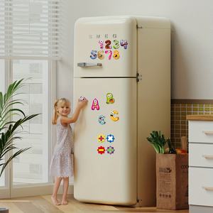 Aimants magnétiques pour réfrigérateur en forme de lettres d'animaux, lettres anglaises créatives, éducation précoce et éveil, jouets d'intelligence pour enfants - Product Image 3