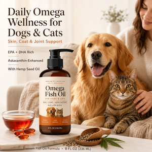 <span class=keywords><strong>Huile</strong></span> de saumon sauvage d'Alaska avec 1,2 % d'astaxanthine et d'<span class=keywords><strong>huile</strong></span> de graines de chanvre - Oméga 3 liquide EPA DHA pour chiens et chats, soulagement de la peau, du pelage et des articulations, 8 oz - Product Image 2