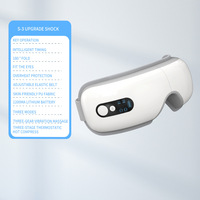 Productos de Tendencia 2026, Nuevo Masajeador de Ojos con Compresión de Calor/Frío, Cuero PU, USB Tipo-C