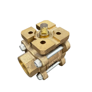 Válvula de bola manual de bronce y latón con operación manual, rosca personalizada OEM NPT BSPT DIN259 DIN2999 ISO228 ISO228, base general - Product Image 5