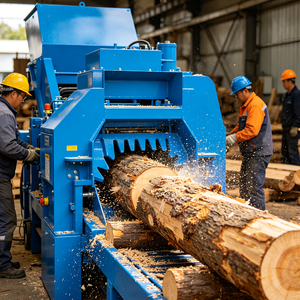 Ligne de production de sciure de bois / de copeaux de bois, broyeurs, concasseurs de biomasse, broyeurs à marteaux - Product Image 2