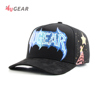 Casquette de baseball 4UGEAR personnalisée en coton de haute qualité à 5 panneaux avec broderie Barbas, nouvelle collection, vente en gros, logo, pour hommes, casquette de sport, Gorras