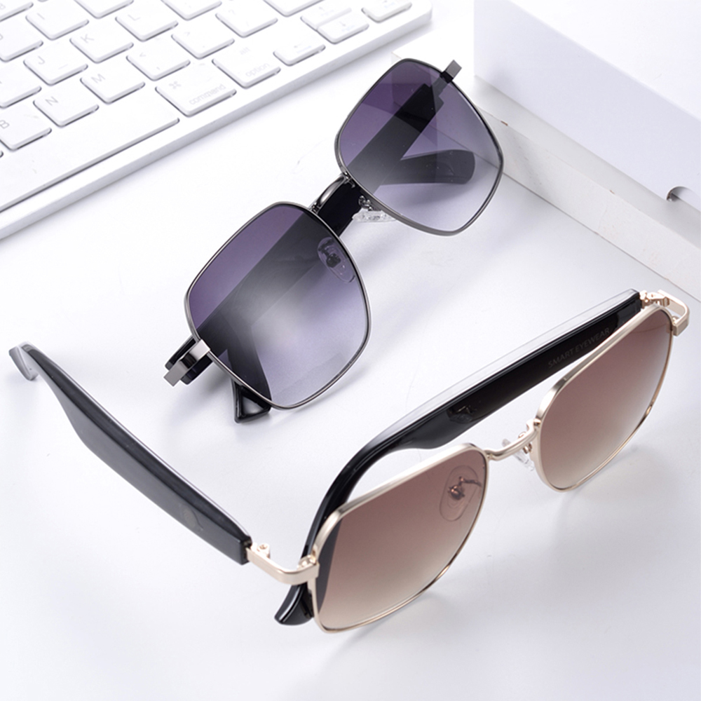 2026 MZ02 Smart Glasses with Voice Call UV Protection Voice Assistant Navigation Outdoor Sports Wearable Headset for Men Women