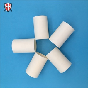 Haute pureté personnalisée <span class=keywords><strong>99</strong></span>% 96% <span class=keywords><strong>99</strong></span>.5% <span class=keywords><strong>99</strong></span>.7% Tube en céramique d'alumine industrielle Al2O3 <span class=keywords><strong>Canal</strong></span> de tuyau - Product Image 2