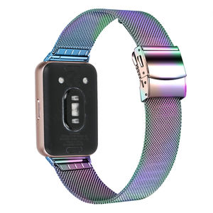 Huanlong สายรัดแม่เหล็กมิลานสำหรับพอดี3สายนาฬิกาสแตนเลส22มม. ปรับได้ - Product Image 4