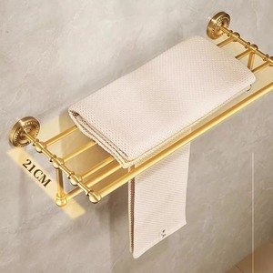 Porte-serviettes standard Pa 21 cm, 2 niveaux, en cuivre, pour salle de bain - Product Image 1