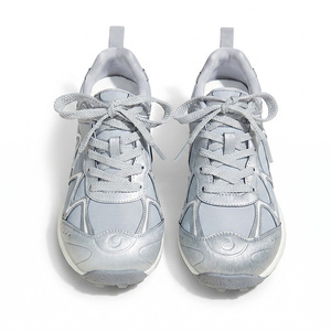 <span class=keywords><strong>Sneakers</strong></span> da Donna <span class=keywords><strong>con</strong></span> <span class=keywords><strong>Tacco</strong></span> Nascosto, Stile Tedesco, Platform, Allacciatura, Casual, Retrò, Suola Morbida, Personalizzabili OEM - Product Image 5