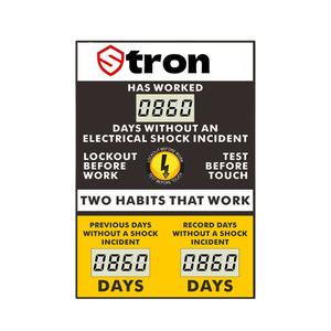 Tableau <span class=keywords><strong>de</strong></span> scores <span class=keywords><strong>de</strong></span> <span class=keywords><strong>sécurité</strong></span> enregistrable pour atelier et chantier - Product Image 2
