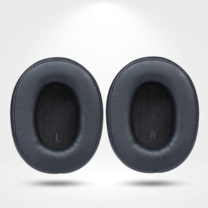 For Audio-Technica ATH-SR9 DSR9BT SR9 Earpads Ear Pads Ear Cushions Premium Black <b>Protein</b> Leather Headphone Covers Kit - Product Image 3