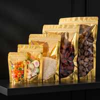 Doypack personnalisé haut de gamme avec fermeture éclair refermable pour l'emballage de grains de café et de noix, sachet anti-odeur à fond plat