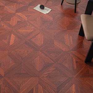 Suelo de Parquet de Roble Multicapa CE, Biselado, Grado ABC, Antideslizante, T&G, 15 mm, Cepillado, Fácil Instalación, para Salón - Product Image 1