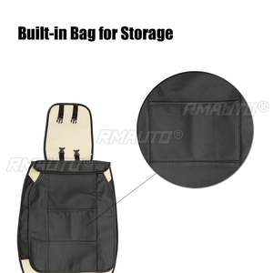 Juego de 11 Fundas Protectoras para Asientos de Coche, Cojín de Asiento de Cuero PU, Fundas para Asientos de Automóviles, Almohada Lumbar - Product Image 5