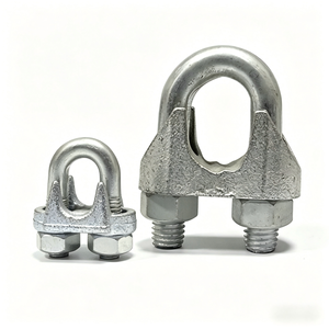 Abrazadera para Cables de Hierro Maleable Electrogalvanizado DIN 741 Tipo JIS, Embalaje en Caja/Bolsa, Hierro Maleable DIN 741 y Q235 - Product Image 2