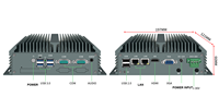 Ordinateur industriel mural BKHD 9 36V J1900 J6412 N100 i5 7300U i5 8250U i3 4005U i5 4200U double LAN sans ventilateur