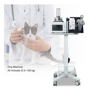 OliveVet ha integrato la macchina veterinaria dell'anestesia per il piccolo animale nella ricerca scientifica con il ventilatore dell'azionamento della turbina - Product Image 1