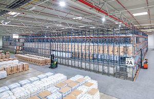 Système de rayonnage à navette radio automatique à haute vitesse, à quatre voies, à haute densité, robuste, personnalisé, pour entrepôt, rayonnage de stockage pour chambre froide - Product Image 6