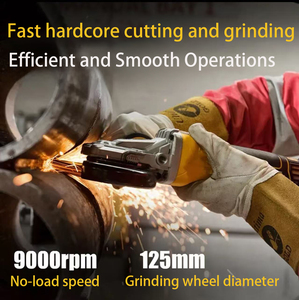 DW406 20V Cordless <strong>Angle</strong> Grinder Machine 110mm/125mm <strong>Cutting</strong> <strong>Tool</strong> with Paddle Switch Battery Powered - Product Image 6