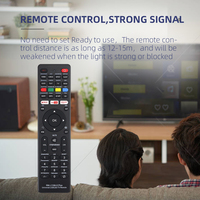 Mando a distancia universal para LG, Samsung, Sony, TCL, Hisense, todas las marcas, TV, mando a distancia por infrarrojos, X Plus, 1 unidad