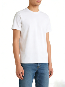 T-shirt pour homme à manches courtes, coupe classique, 100% coton, impression personnalisée du logo, fabrication directe d'usine - Product Image 3