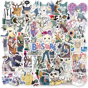 สติกเกอร์ตกแต่งลายการ์ตูนญี่ปุ่น <span class=keywords><strong>BEASTARS</strong></span> 4 สี พิมพ์ลายแบบไดคัท เคลือบด้าน กันน้ำ สำหรับติดแล็ปท็อป ขวดน้ำ จำนวน 50 ชิ้น - Product Image 6