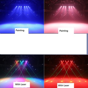 4 in1DMX512 Sound Ctrl <span class=keywords><strong>Led</strong></span> Full Color RGBW Tête mobile DJ Lumière de teinture pour théâtre, club, fête de mariage, <span class=keywords><strong>bar</strong></span> d'événements KTV - Product Image 4