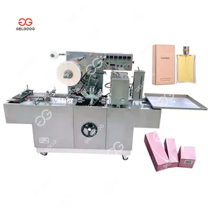 Automatic Perfume Box Cellophane Overwrapping Soap Wrapping Machine