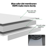 HOMFUL Vente en Gros Chaises Pliantes de Jardin d'Extérieur en Plastique Modernes Blanches Populaires pour Mariages et Événements