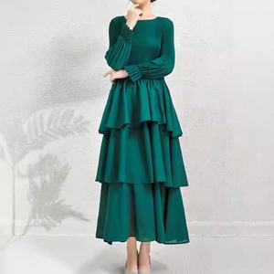 Vestidos Midi de Lino 100% Ecológicos para Mujer, Diseño Plisado Vintage Elegante, Transpirables, Estilo Casual de Verano, Estampado Sólido - Product Image 5